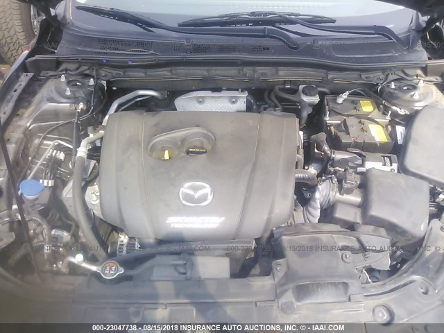 JM1BM1M74E1204361 - 2014 MAZDA 3 GRAND TOURING GRAY photo 10