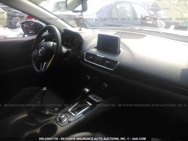 JM1BM1M74E1204361 - 2014 MAZDA 3 GRAND TOURING GRAY photo 5