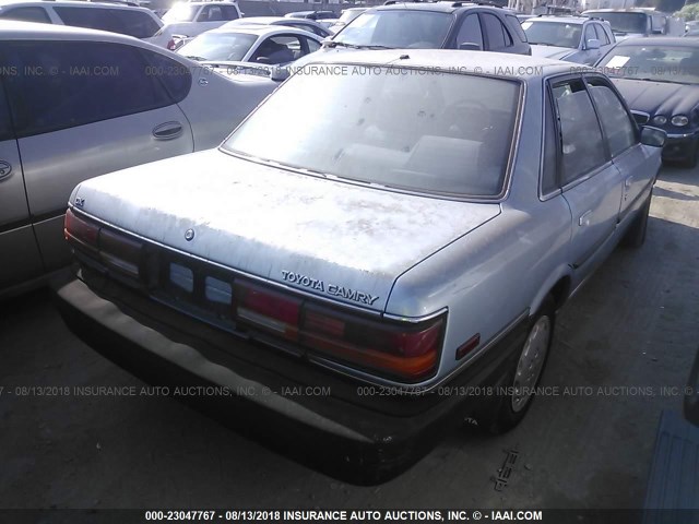 JT2SV21E3L3428107 - 1990 TOYOTA CAMRY DLX BLUE photo 4