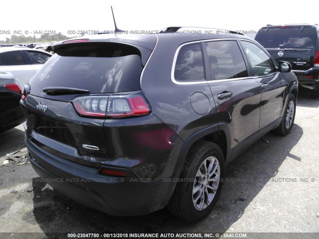 1C4PJLLB9KD151604 - 2019 JEEP CHEROKEE LATITUDE PLUS GRAY photo 4