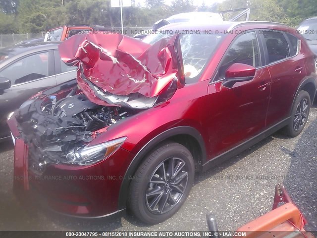 JM3KFBCM2J0324299 - 2018 MAZDA CX-5 TOURING RED photo 2