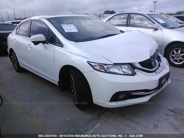 19XFB2F96EE064497 - 2014 HONDA CIVIC EXL 白色 照片 1