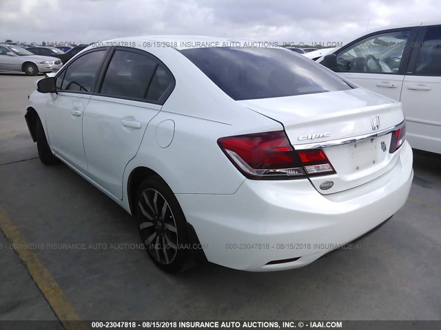 19XFB2F96EE064497 - 2014 HONDA CIVIC EXL 白色 照片 3