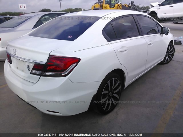 19XFB2F96EE064497 - 2014 HONDA CIVIC EXL 白色 照片 4