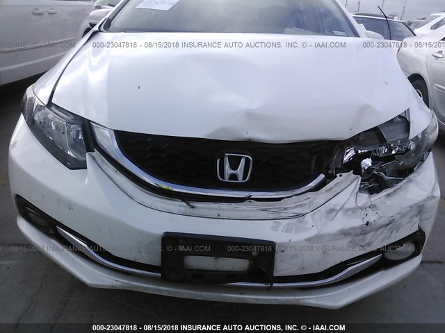19XFB2F96EE064497 - 2014 HONDA CIVIC EXL 白色 照片 6