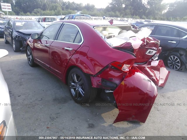 JH4CU2F6XDC012491 - 2013 ACURA TSX TECH RED photo 3
