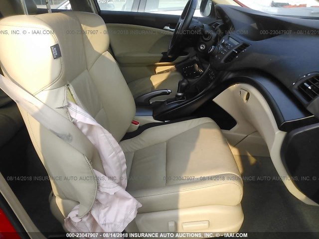 JH4CU2F6XDC012491 - 2013 ACURA TSX TECH RED photo 5