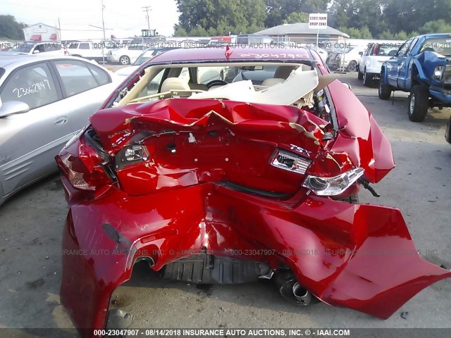 JH4CU2F6XDC012491 - 2013 ACURA TSX TECH RED photo 6