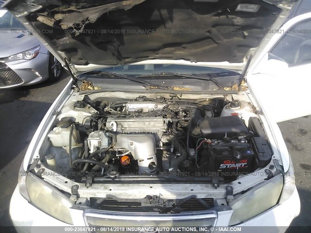 4T1BG22KXYU962207 - 2000 TOYOTA CAMRY CE/LE/XLE 白色 照片 10