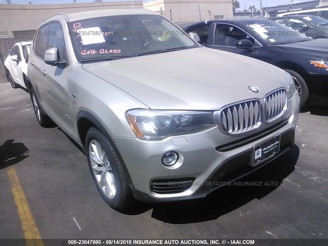 5UXWX9C54F0D59721 - 2015 BMW X3 XDRIVE28I GRAY photo 1