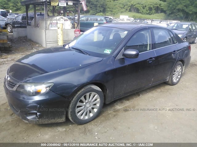 JF1GE61658H510580 - 2008 SUBARU IMPREZA 2.5I GRAY photo 2