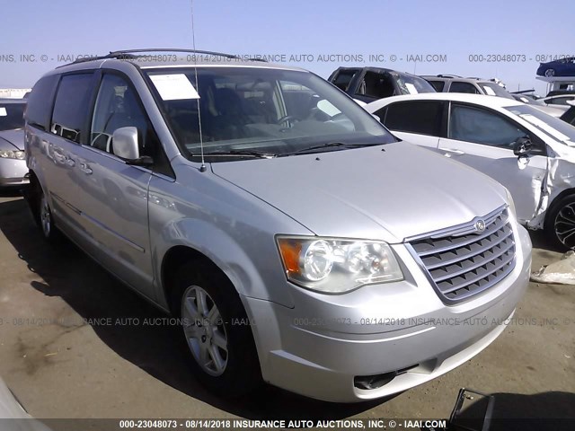 2A4RR5D11AR501039 - 2010 CHRYSLER TOWN & COUNTRY TOURING SILVER photo 1