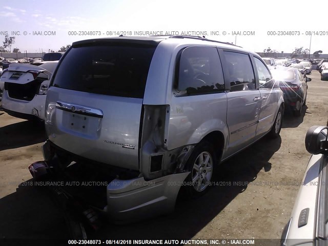 2A4RR5D11AR501039 - 2010 CHRYSLER TOWN & COUNTRY TOURING SILVER photo 4