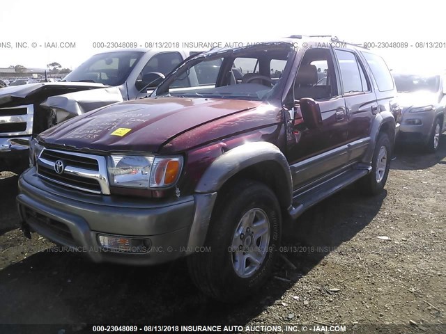 JT3HN87R3X0257854 - 1999 TOYOTA 4RUNNER LIMITED RED photo 6