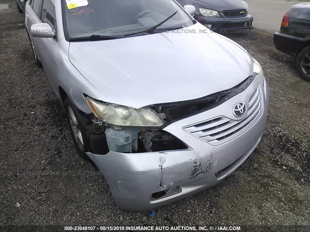 4T1BE46K07U613373 - 2007 TOYOTA CAMRY NEW GENERAT CE/LE/XLE/SE SILVER photo 6