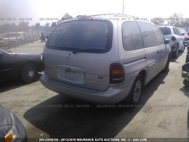 2FMDA5148WBB89318 - 1998 FORD WINDSTAR WAGON BEIGE photo 4