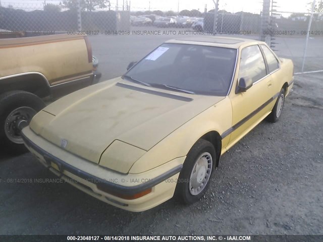 JHMBA4138JC005399 - 1988 HONDA PRELUDE 2.0SI/2.0S YELLOW photo 2