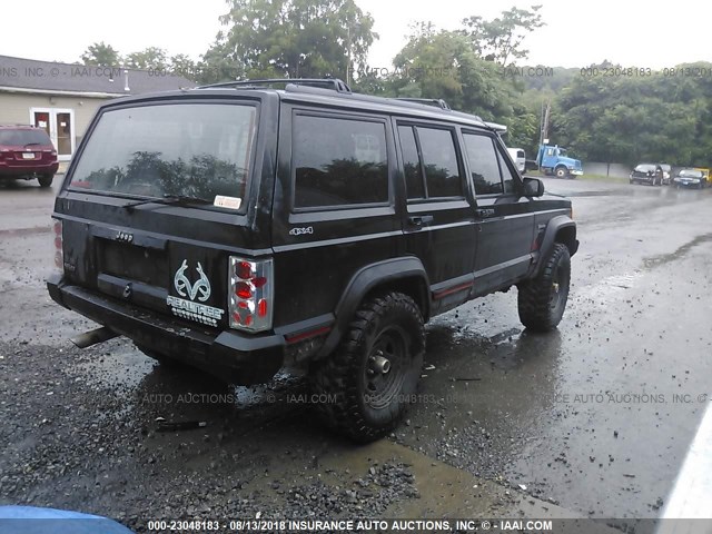 1J4FJ68S1TL139132 - 1996 JEEP CHEROKEE SPORT/CLASSIC შავი ფოტო 4