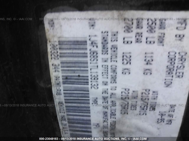 1J4FJ68S1TL139132 - 1996 JEEP CHEROKEE SPORT/CLASSIC შავი ფოტო 9