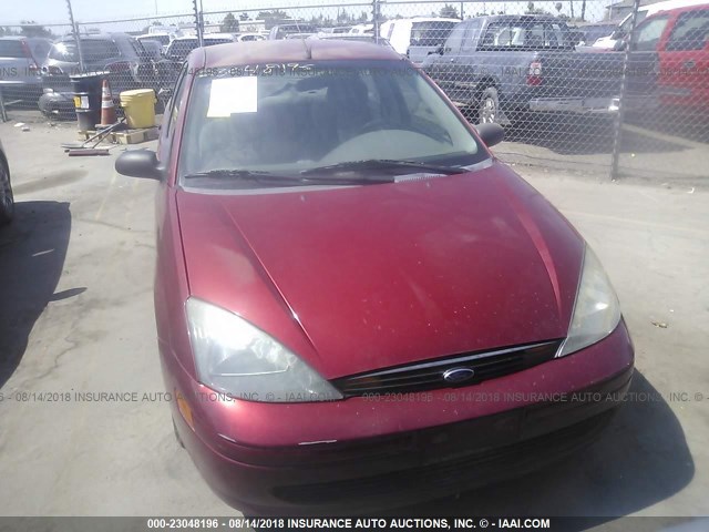 1FAFP33P23W261783 - 2003 FORD FOCUS LX RED photo 6