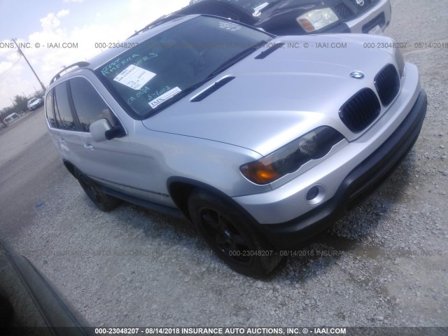 WBAFB33521LH16766 - 2001 BMW X5 4.4I GRAY photo 3