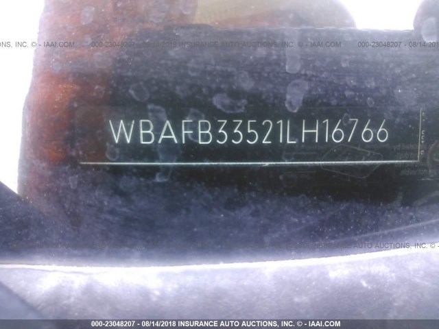 WBAFB33521LH16766 - 2001 BMW X5 4.4I GRAY photo 9