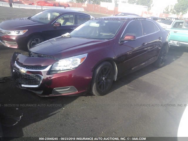 1G11C5SL6FF315268 - 2015 CHEVROLET MALIBU 1LT 栗色 照片 2