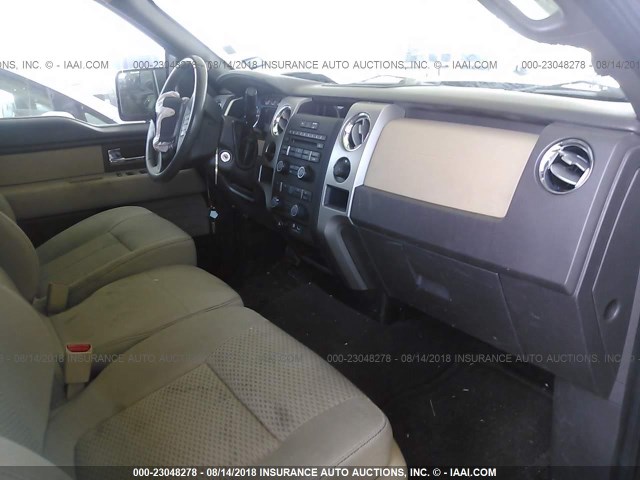 1FTEW1CM4CKD36400 - 2012 FORD F150 SUPERCREW BROWN photo 5