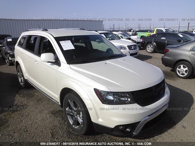 3C4PDCGG0GT240959 - 2016 DODGE JOURNEY CROSSROAD WHITE photo 1