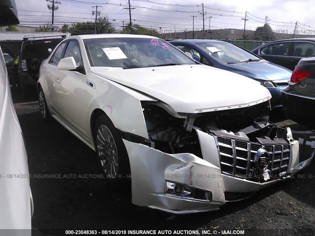 1G6DS5E31D0172896 - 2013 CADILLAC CTS PREMIUM COLLECTION WHITE photo 1