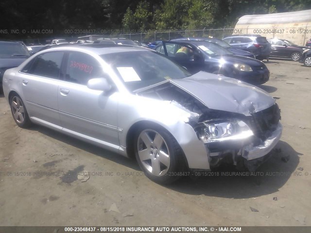 WAUML44E95N016050 - 2005 AUDI A8 L QUATTRO SILVER photo 1