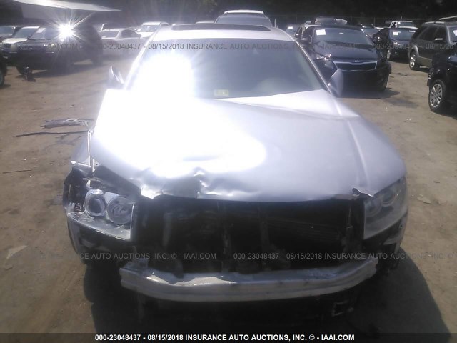 WAUML44E95N016050 - 2005 AUDI A8 L QUATTRO SILVER photo 6