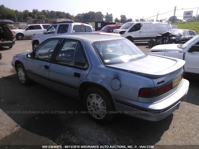 2G1WN54T9M9150092 - 1991 CHEVROLET LUMINA EURO BLUE photo 3