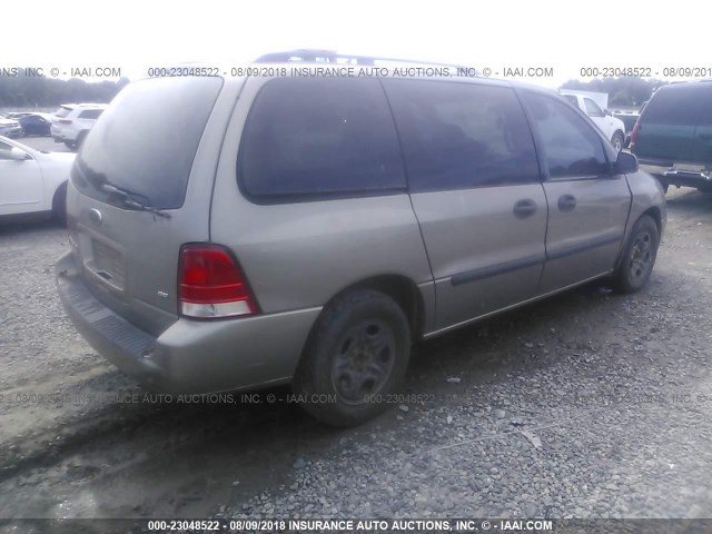 2FMZA51664BB20986 - 2004 FORD FREESTAR SE GOLD photo 4