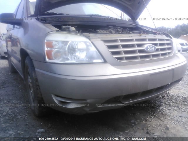 2FMZA51664BB20986 - 2004 FORD FREESTAR SE GOLD photo 6