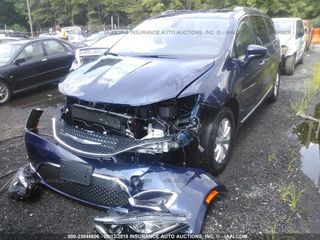 2C4RC1BG5JR317326 - 2018 CHRYSLER PACIFICA TOURING L Կապույտ լուսանկար 2