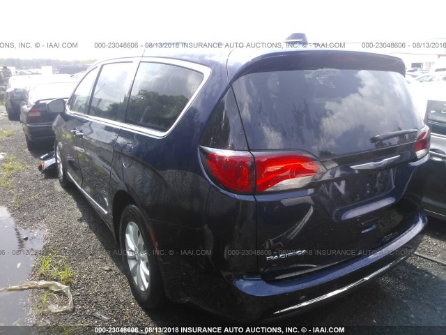 2C4RC1BG5JR317326 - 2018 CHRYSLER PACIFICA TOURING L Կապույտ լուսանկար 3
