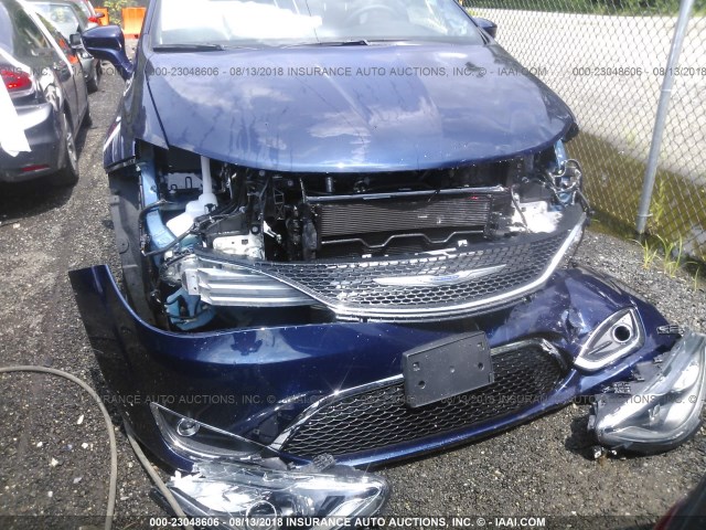 2C4RC1BG5JR317326 - 2018 CHRYSLER PACIFICA TOURING L Կապույտ լուսանկար 6