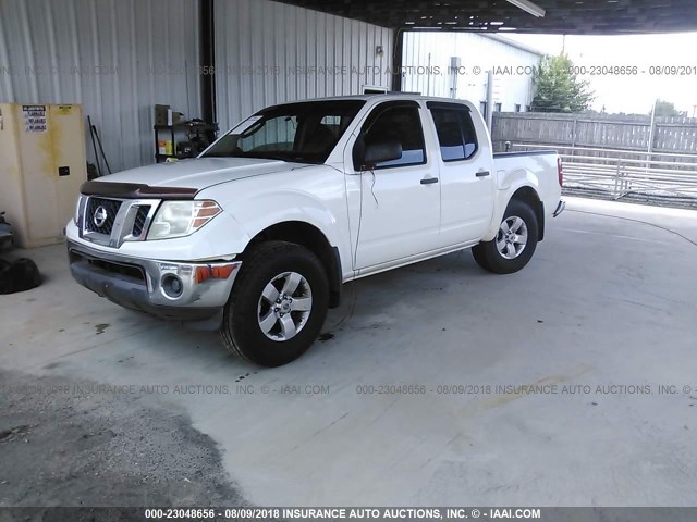 1N6AD0EV0AC417130 - 2010 NISSAN FRONTIER CREW CAB SE/LE/NISMO WHITE photo 2