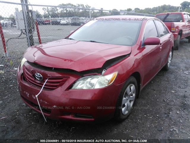 4T4BE46K49R070389 - 2009 TOYOTA CAMRY SE/LE/XLE წითელი ფოტო 2