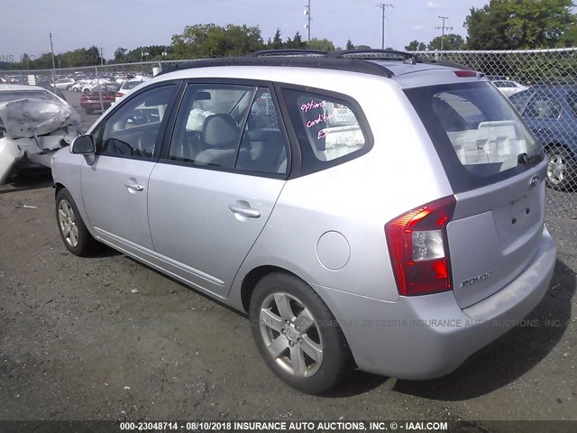 KNAFG526987129004 - 2008 KIA RONDO LX/EX SILVER photo 3