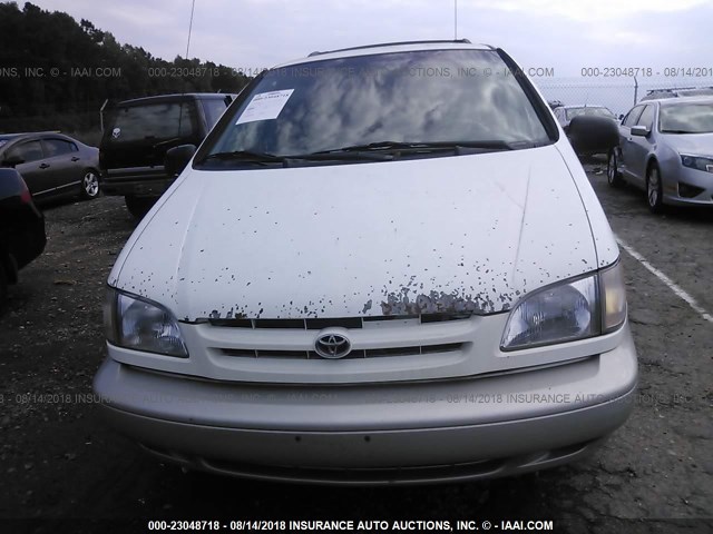 4T3ZF13CXYU301447 - 2000 TOYOTA SIENNA LE/XLE WHITE photo 6