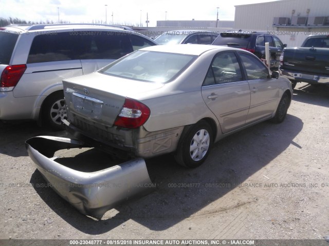 4T1BE32K94U885836 - 2004 TOYOTA CAMRY LE/XLE/SE Qəhvəyi foto 4