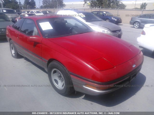 1ZVBT20C5K5153420 - 1989 FORD PROBE GL RED photo 1