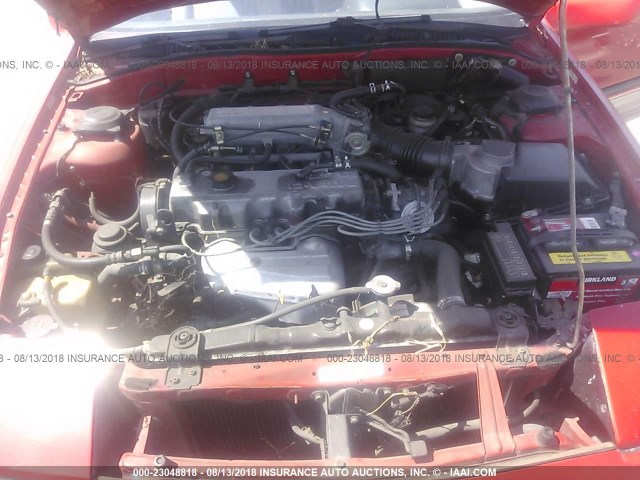 1ZVBT20C5K5153420 - 1989 FORD PROBE GL RED photo 10