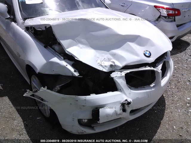 WBAPM7C52AA367378 - 2010 BMW 335 I WHITE photo 6