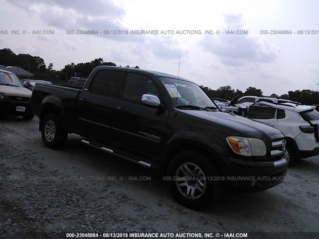 5TBET34166S549671 - 2006 TOYOTA TUNDRA DOUBLE CAB SR5 GREEN photo 1