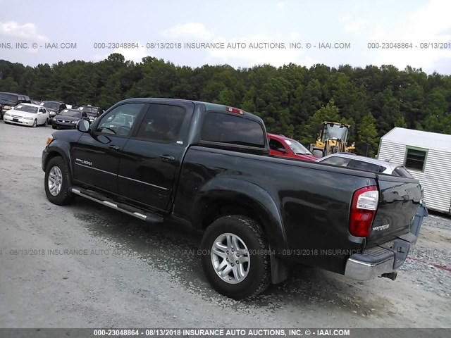 5TBET34166S549671 - 2006 TOYOTA TUNDRA DOUBLE CAB SR5 GREEN photo 3