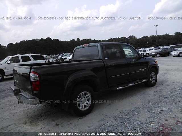 5TBET34166S549671 - 2006 TOYOTA TUNDRA DOUBLE CAB SR5 GREEN photo 4