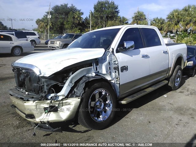 1D7RV1CT1BS658671 - 2011 DODGE RAM 1500 WHITE photo 2